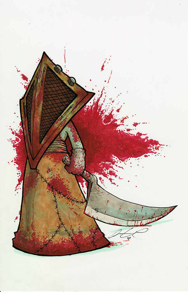 Cute Pyramid Head – Ann Crowe Creatives